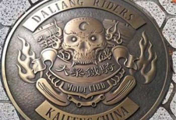 寧波鑄造校徽雕塑