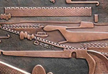 江北銅浮雕景墻雕塑，圓雕工藝