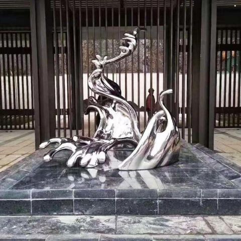 浪花雕塑 抽象藝術波浪雕塑 烤漆波浪雕塑 浪花雕塑 抽象藝術波浪雕塑 烤漆波浪雕塑