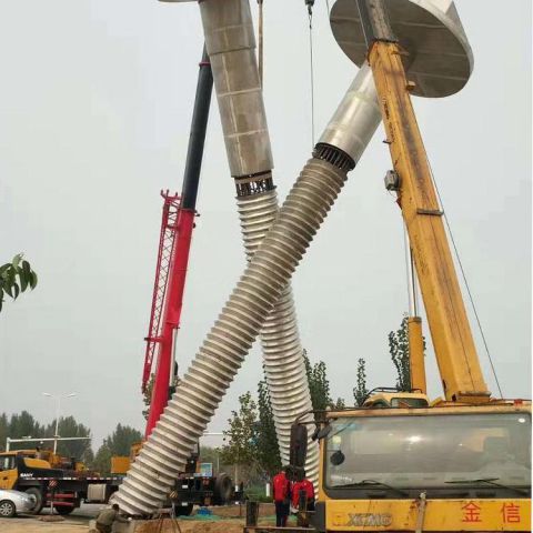 街道螺絲釘雕塑 現代器械雕塑 彩繪工業雕塑